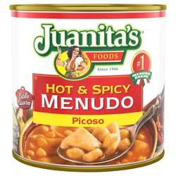 Juanita's Juanita’s Foods Ready to Serve Hot & Spicy Menudo Soup, 94 oz Can