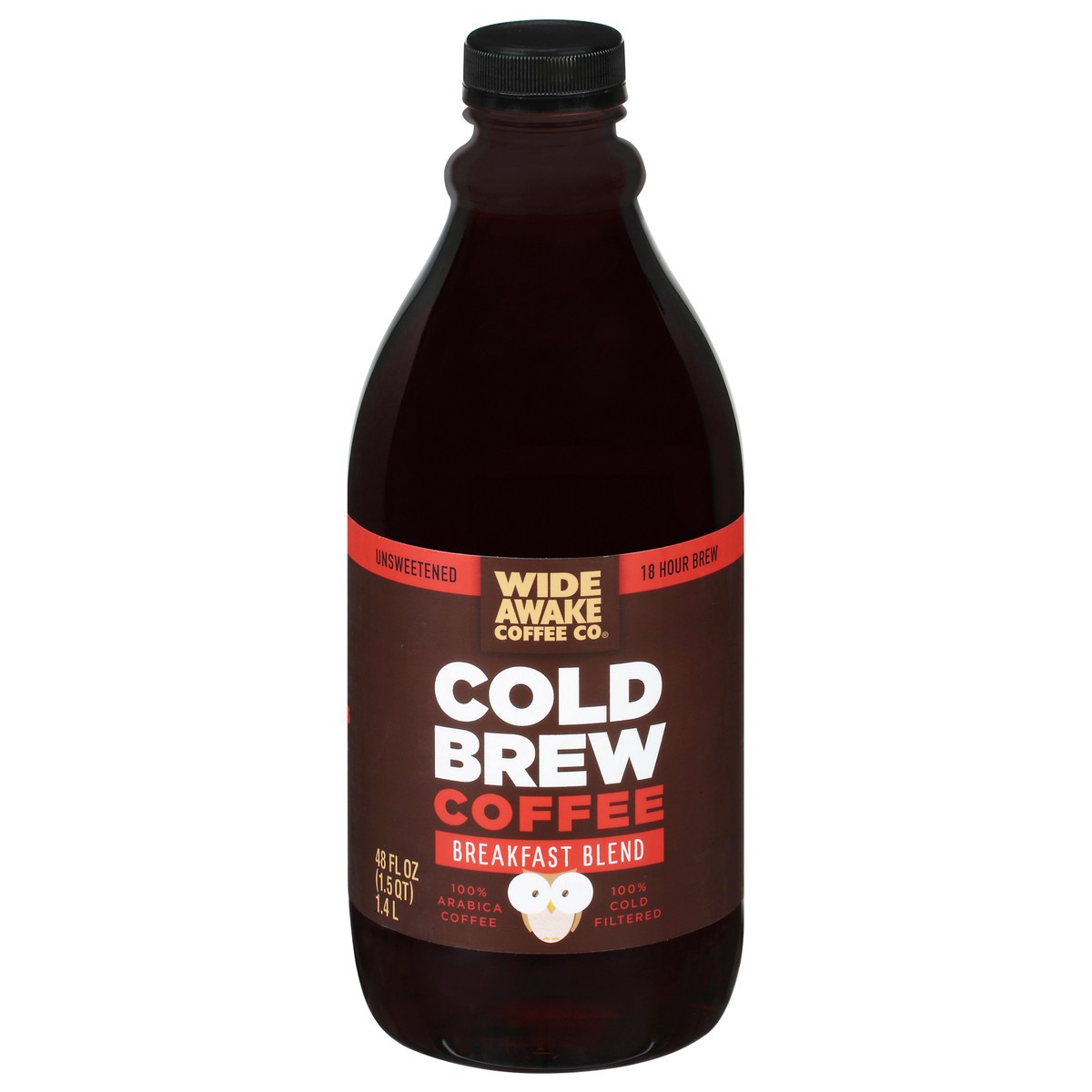 slide 11 of 14, Wide Awake Coffee Co. Cold Brew Coffee Unsweetened Breakfast Blend - 48 oz, 48 oz