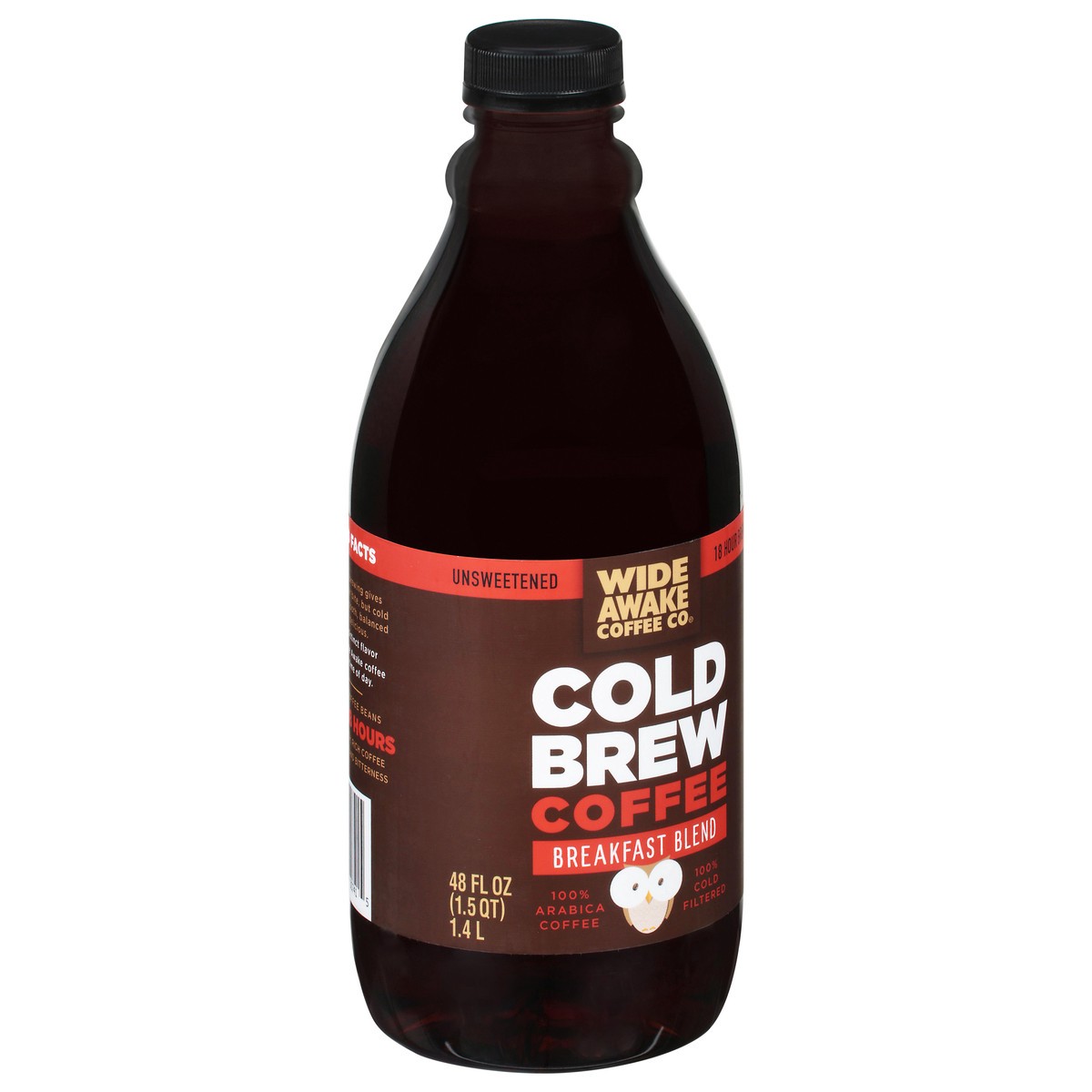 slide 8 of 14, Wide Awake Coffee Co. Cold Brew Coffee Unsweetened Breakfast Blend - 48 oz, 48 oz