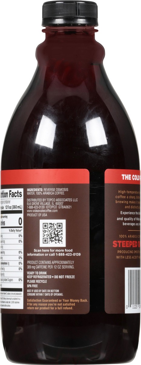 slide 7 of 14, Wide Awake Coffee Co. Cold Brew Coffee Unsweetened Breakfast Blend - 48 oz, 48 oz