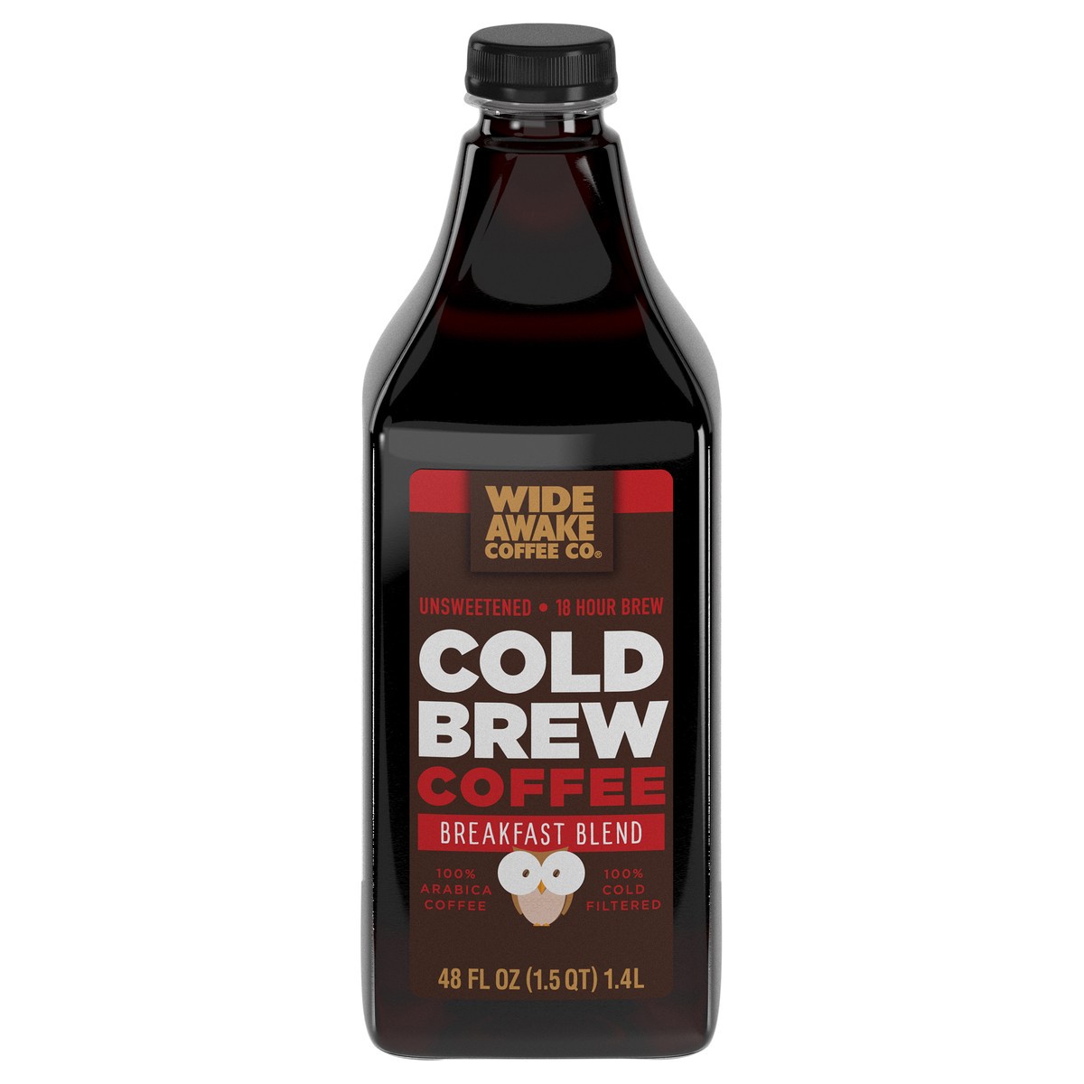 slide 1 of 14, Wide Awake Coffee Co. Cold Brew Coffee Unsweetened Breakfast Blend - 48 oz, 48 oz