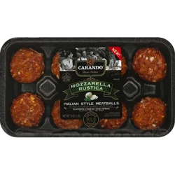 Carando Italian Style Mozzarella Rustica Meatballs, 16 oz