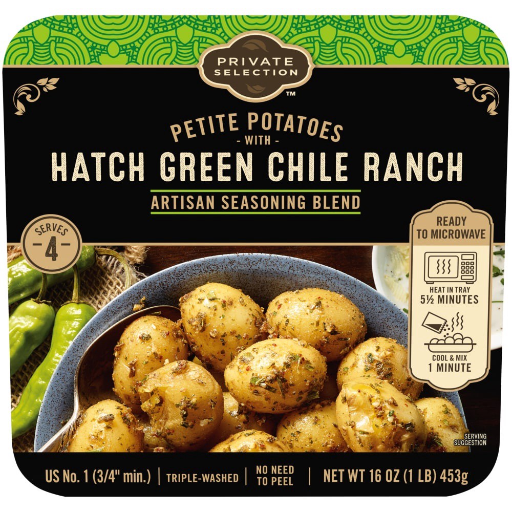 slide 1 of 5, Private Selection Hatch Green Chile Ranch Petite Potatoes, 16 oz