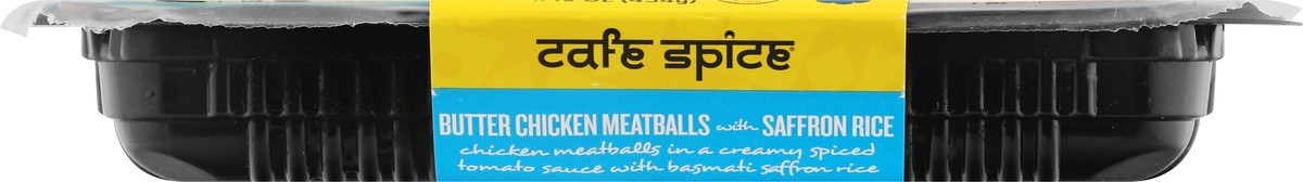 slide 4 of 7, Café Spice Butter Chicken Meatballs with Saffron Rice, 16 oz