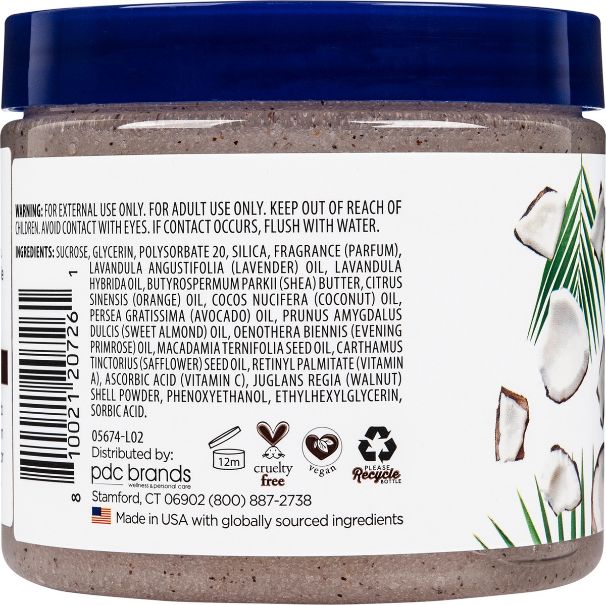 slide 7 of 8, Dr. Teal's Coconut Oil Shea Sugar Scrub 19oz, 19 oz