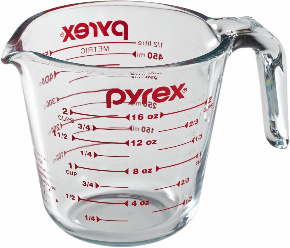 slide 1 of 1, Pyrex Measuring Cup, 2 cup