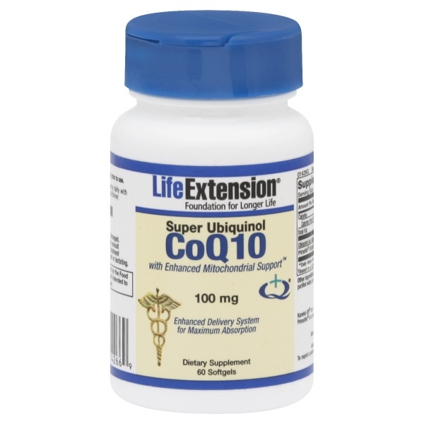 slide 1 of 1, LifeExtension CoQ 10 60 ea, 60 ct