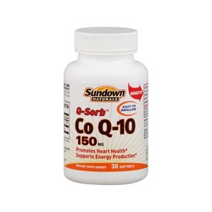 slide 1 of 1, Sundown Naturals Sundown Co Q-10 Q-Sorb Softgels 150 Mg, 30 ct