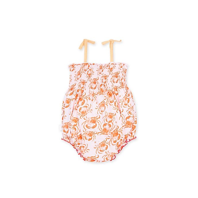 slide 2 of 2, Burt's Bees Baby Don't Be Crabby Bubble Bodysuit - Orange, 1 ct