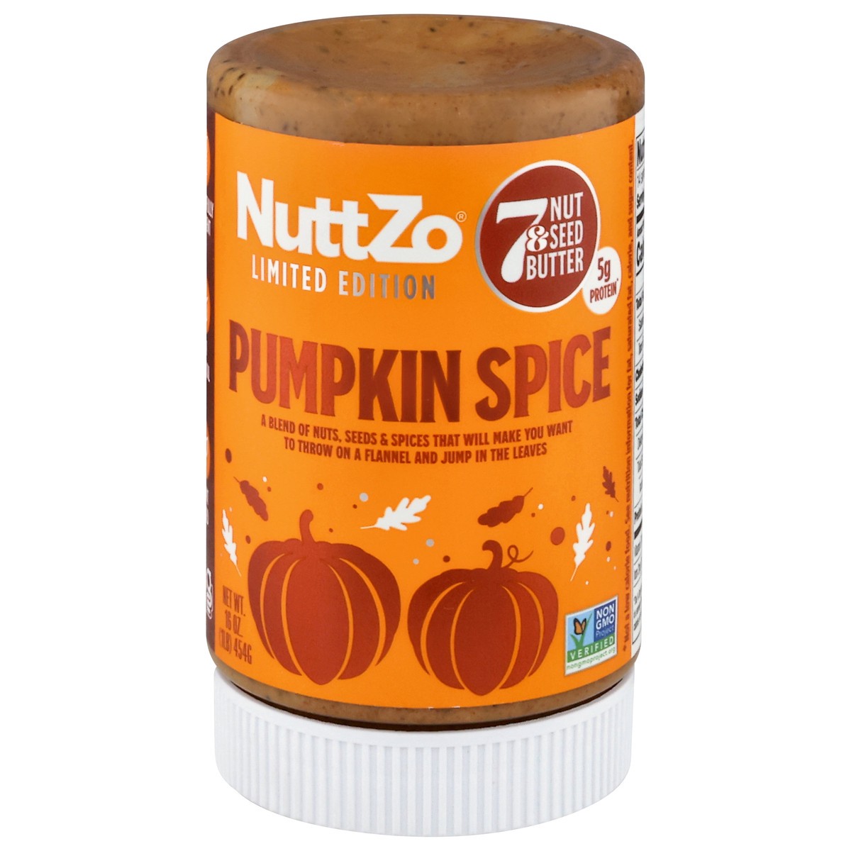 slide 4 of 4, NuttZo Pumpkin Spice 7 Nut & Seed Butter, 16 oz