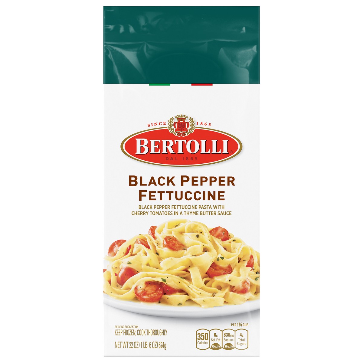 slide 1 of 2, Bertolli Black Pepper Fettuccine 22 oz, 22 oz