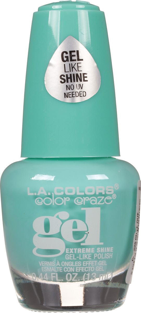 slide 5 of 9, L.A. Colors Color Craze CNL225 Chill Out Gel Extreme Shine Nail Polish 0.44 fl oz, 0.44 fl oz