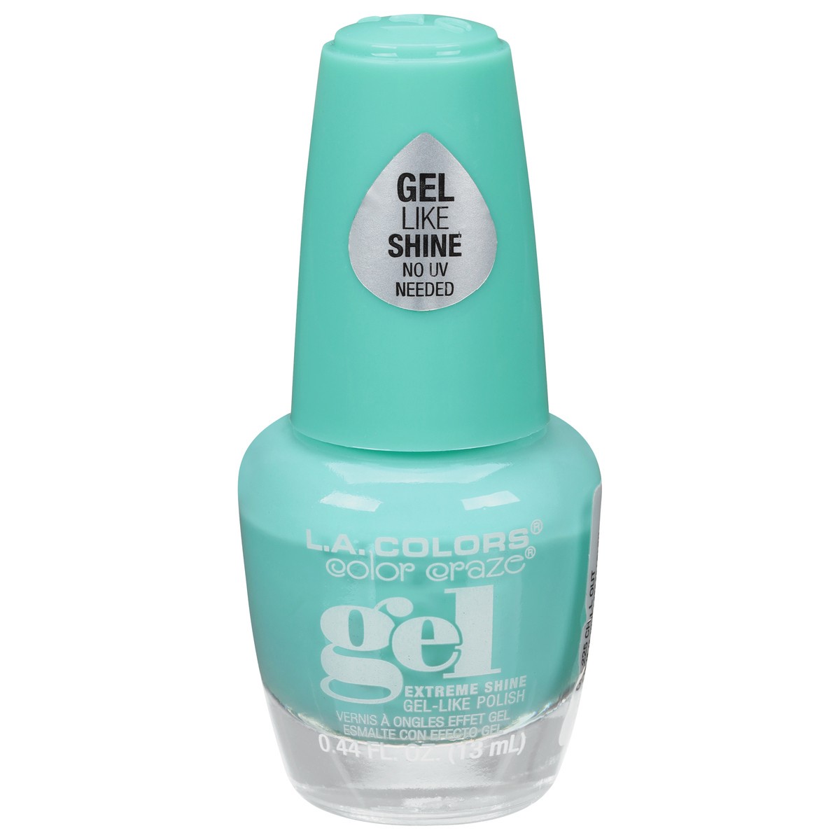 slide 1 of 9, L.A. Colors Color Craze CNL225 Chill Out Gel Extreme Shine Nail Polish 0.44 fl oz, 0.44 fl oz