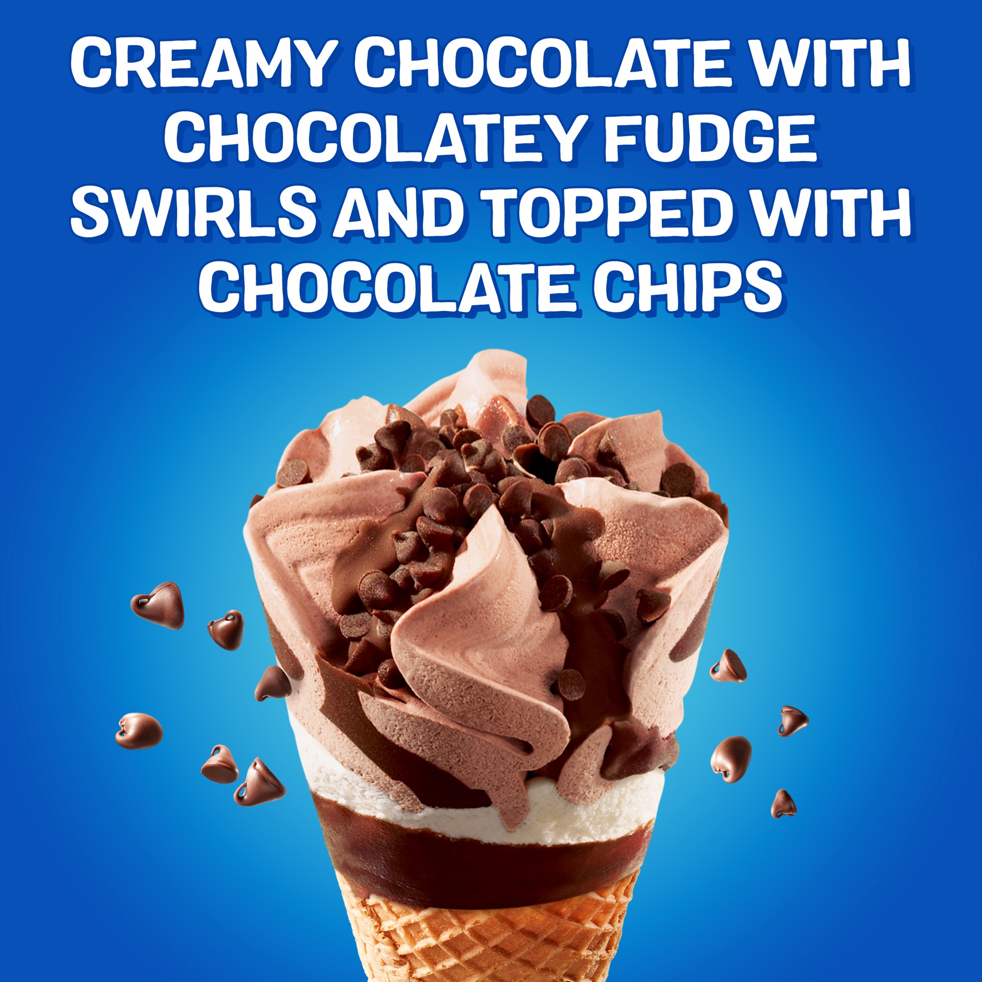 slide 4 of 5, Drumstick Triple Chocolate Frozen Dairy Dessert Cones King Size 5 ea, 37.5 fl oz