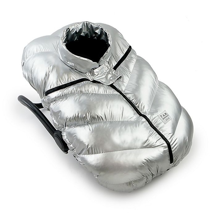 slide 2 of 6, 7AM Enfant Car Seat Cocoon Cover with Plush Lining - Glacier, 1 ct