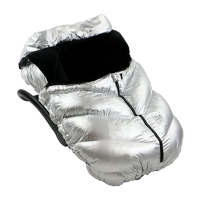 slide 3 of 6, 7AM Enfant Car Seat Cocoon Cover with Plush Lining - Glacier, 1 ct