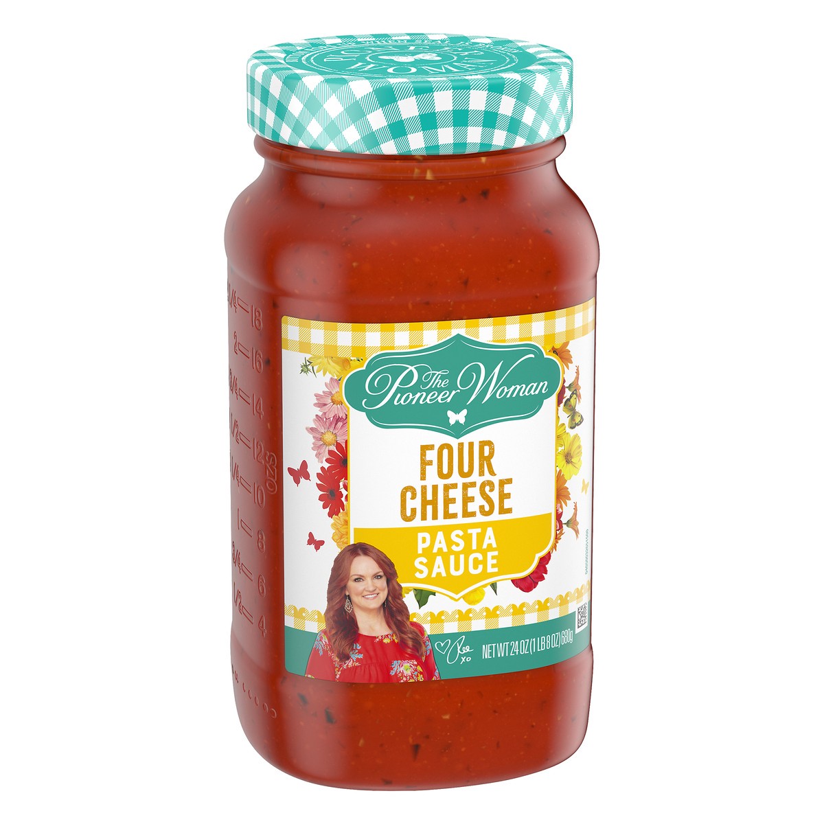 slide 2 of 10, The Pioneer Woman Pioneer Woman Four Cheese Pasta Sauce, 24 oz Jar, 680 g