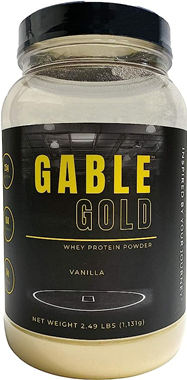 slide 1 of 1, Gable Gold Whey Protein Powder, Vanilla, 2.49 lb