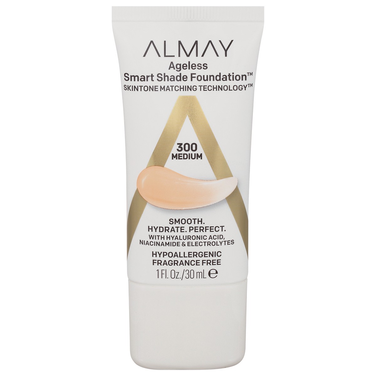 slide 1 of 1, Almay Ageless Medium 300 Smart Shade Foundation 1 fl oz, 1 fl oz