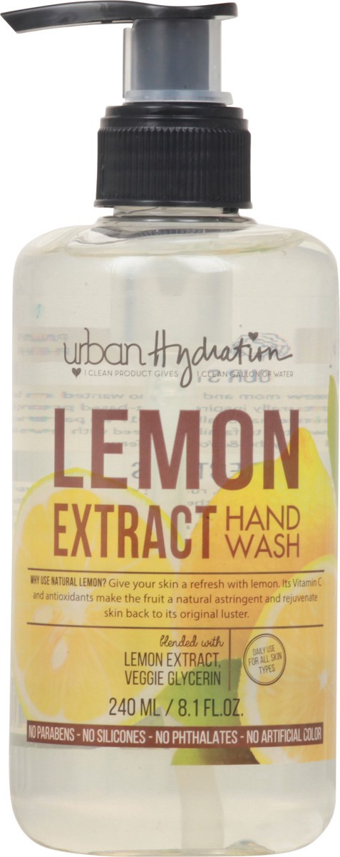 slide 1 of 11, Urban Hydration Lemon Extract Hand wash 240 ml, 240 ml