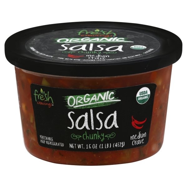 slide 1 of 1, Fresh Cravings Organic Chunky Medium Salsa, 16 oz