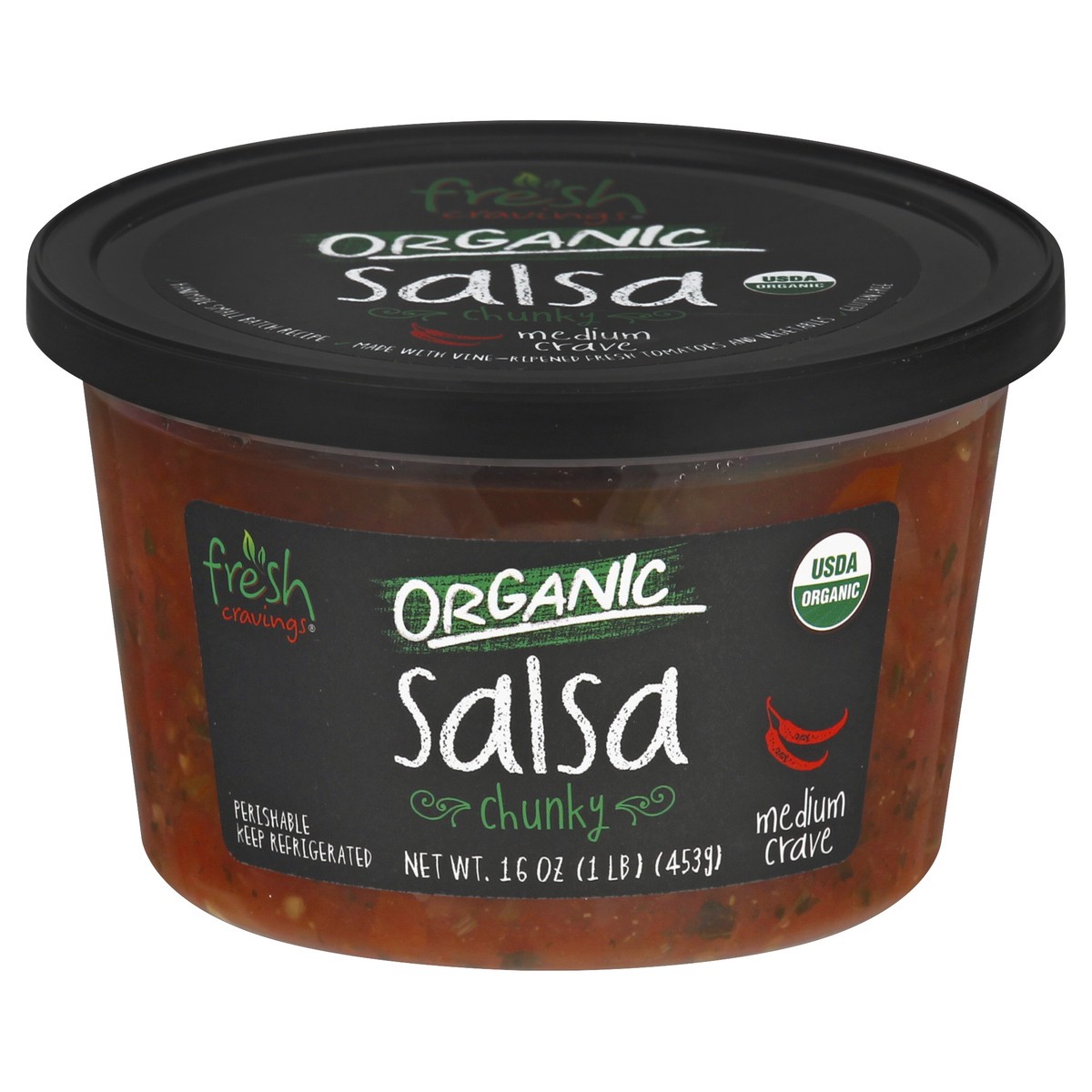 slide 1 of 11, Fresh Cravings Salsa 16 oz, 16 oz