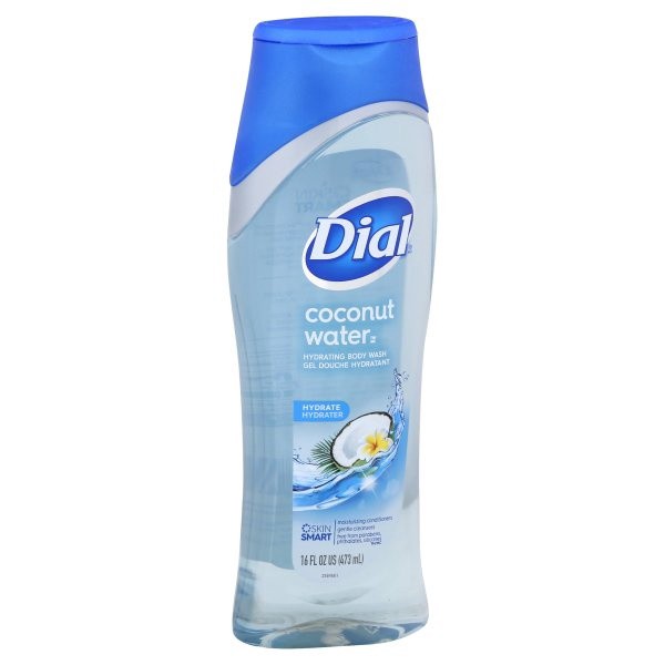 slide 1 of 3, Dial Body Wash, Coconut Water, 16 fl oz, 16 fl oz