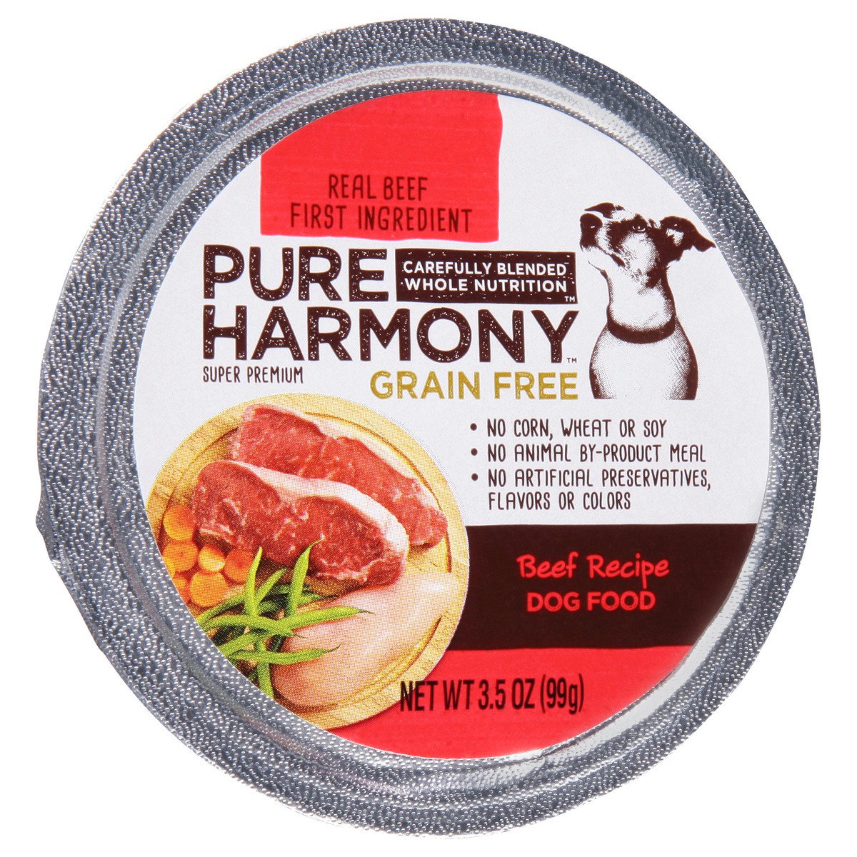 slide 8 of 9, Pure Harmony Dog Food, Grain Free, Beef Recipe, 1 ct