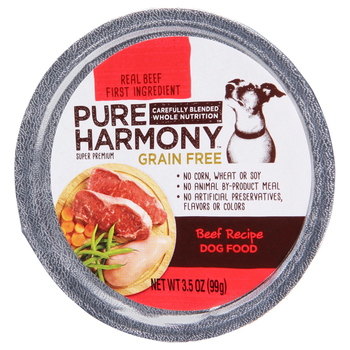 slide 6 of 9, Pure Harmony Dog Food, Grain Free, Beef Recipe, 1 ct