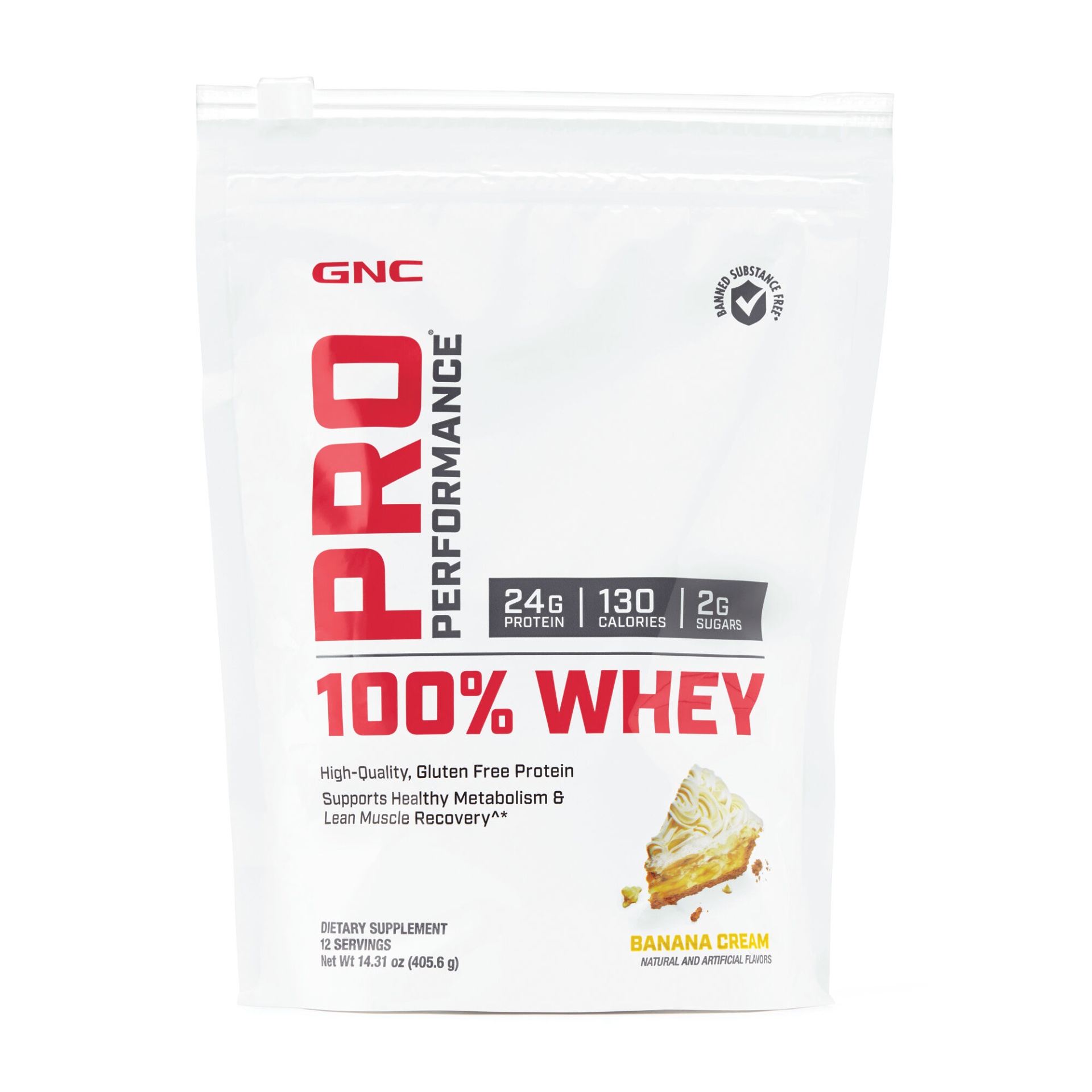 slide 1 of 1, GNC Pro Performance 100% Whey - Banana Cream, 1 ct