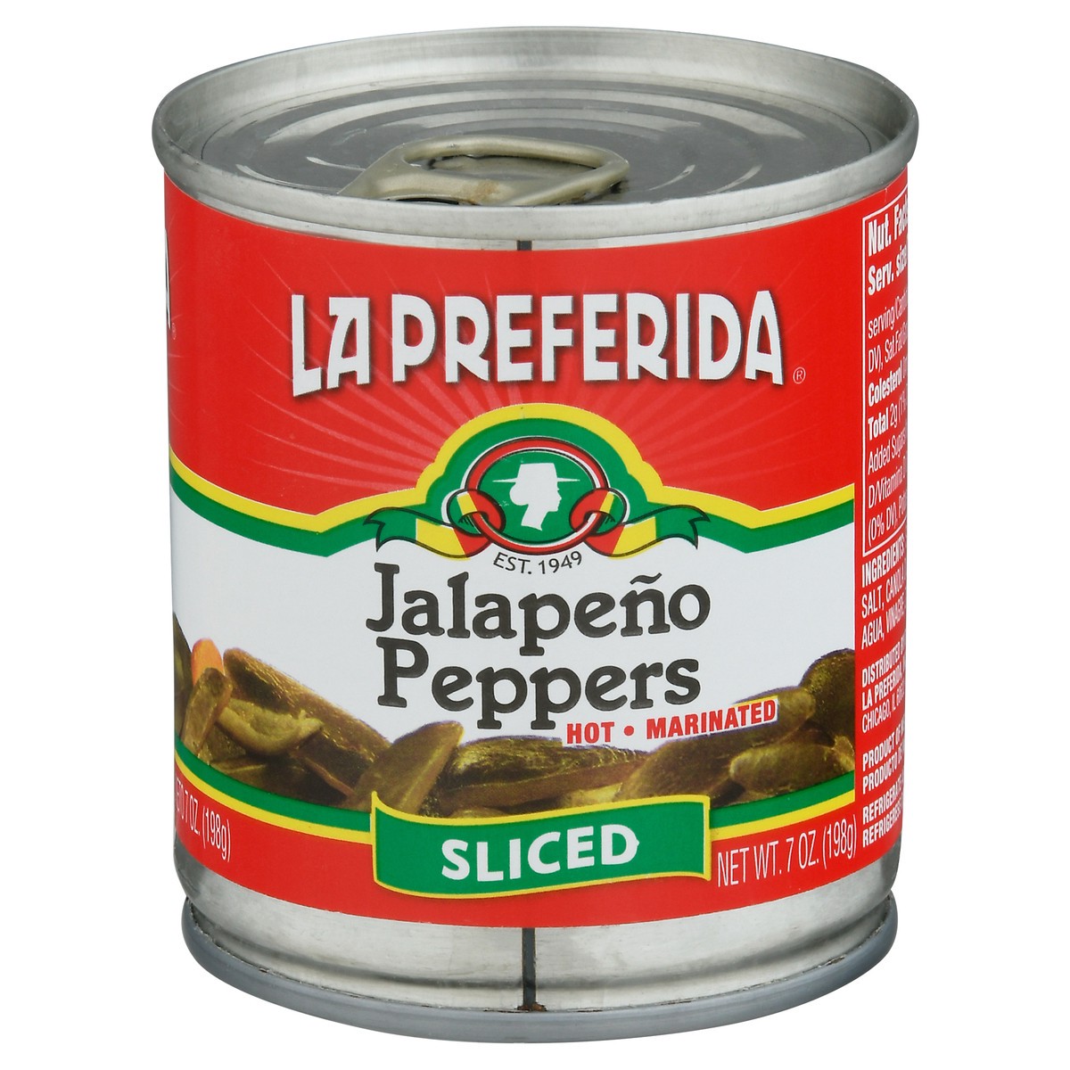 slide 1 of 9, La Preferida Marinated Hot Sliced Jalapeno Peppers 7 oz, 1 ea