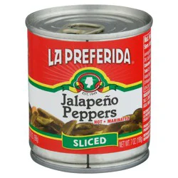 La Preferida Marinated Hot Sliced Jalapeno Peppers 7 oz