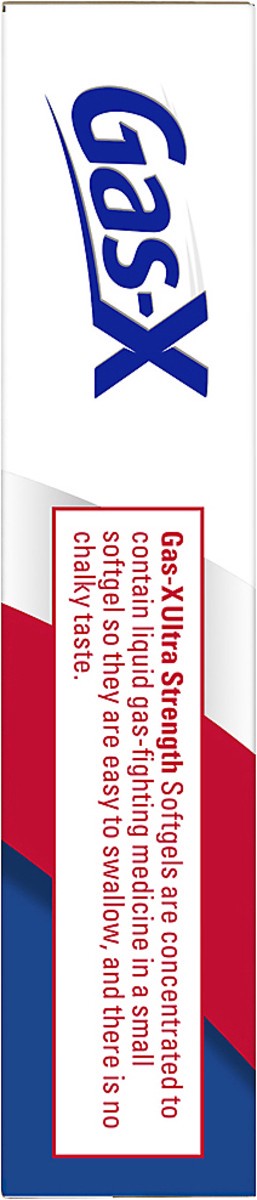 slide 5 of 9, Gas-X Ultra Strength Gas Relief Softgels with Simethicone 180 mg - 18 Count, 18 ct