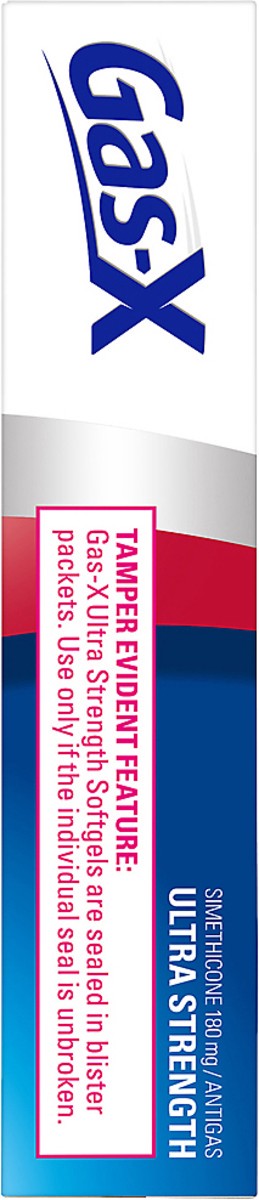 slide 6 of 9, Gas-X Ultra Strength Gas Relief Softgels with Simethicone 180 mg - 18 Count, 18 ct