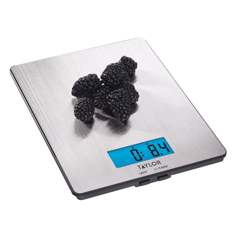 slide 2 of 2, Taylor 11-Pound Digital Scale - Silver, 1 ct