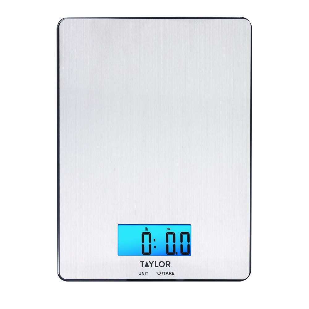 slide 1 of 2, Taylor 11-Pound Digital Scale - Silver, 1 ct
