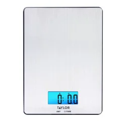 Taylor 11-Pound Digital Scale - Silver