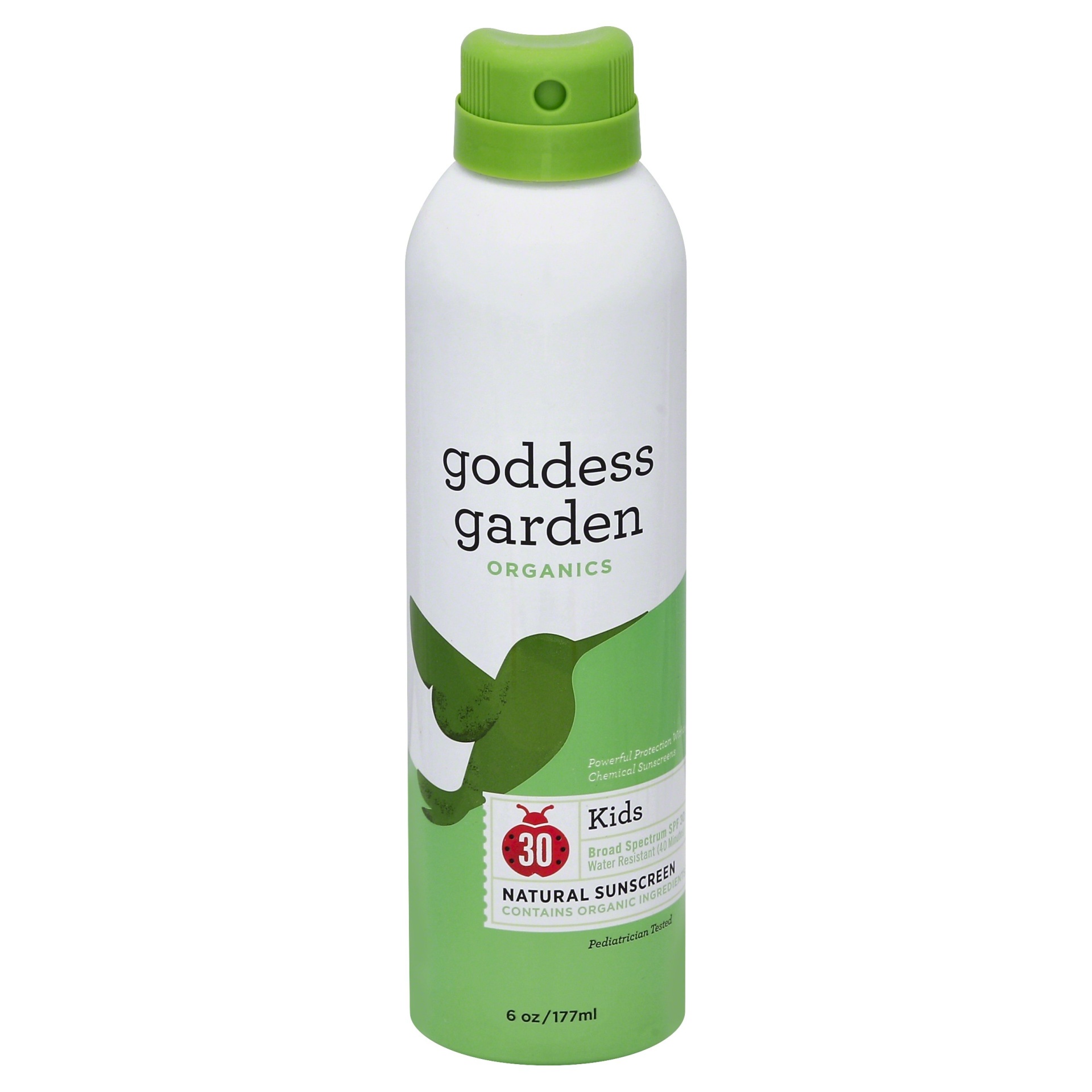 slide 1 of 1, Goddess Garden Organics Kids Natural Sunscreen Continuous Spray Can - SPF 30, 6 oz