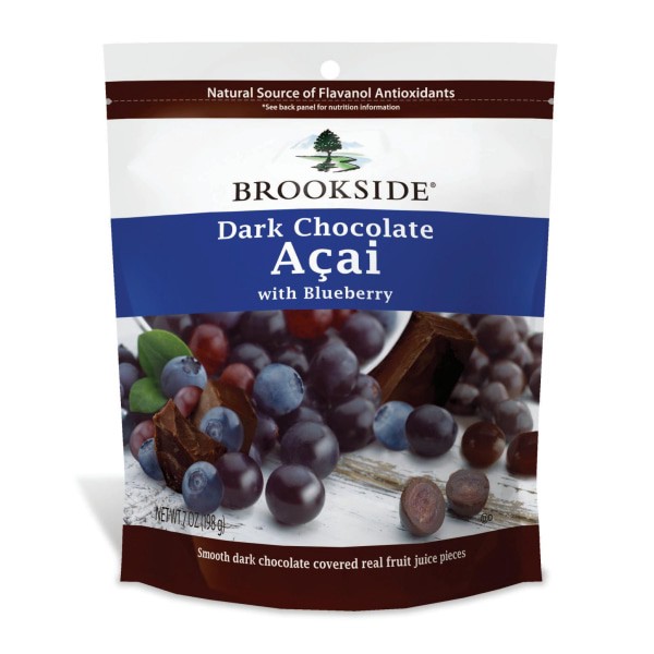 slide 1 of 1, Brookside Dark Chocolate with Acai and Blueberry Flavors, 7 oz