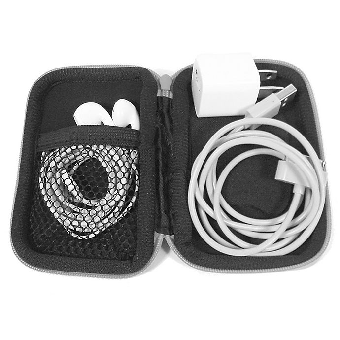 slide 3 of 3, MYTAGALONGS Neoprene Earbud Case - Black, 1 ct