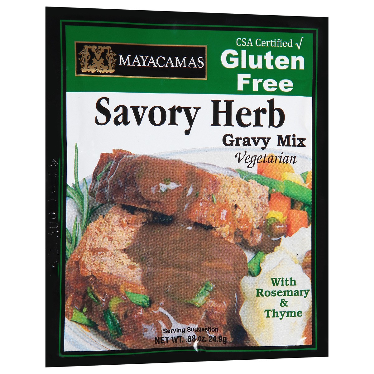 slide 11 of 11, Mayacamas Gluten Free Vegetarian Savory Herb Gravy Mix 0.88 oz, 0.88 oz