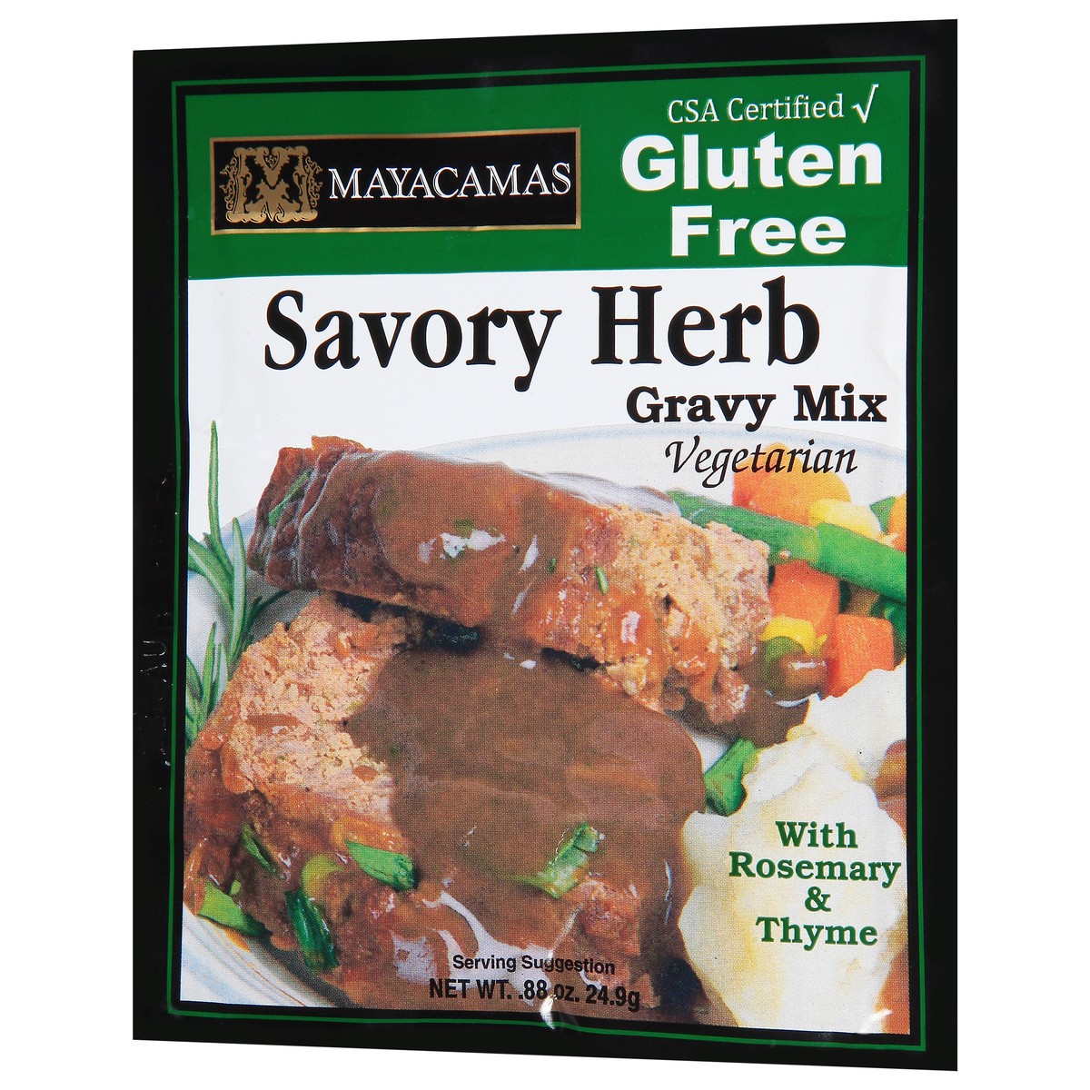 slide 8 of 11, Mayacamas Gluten Free Vegetarian Savory Herb Gravy Mix 0.88 oz, 0.88 oz