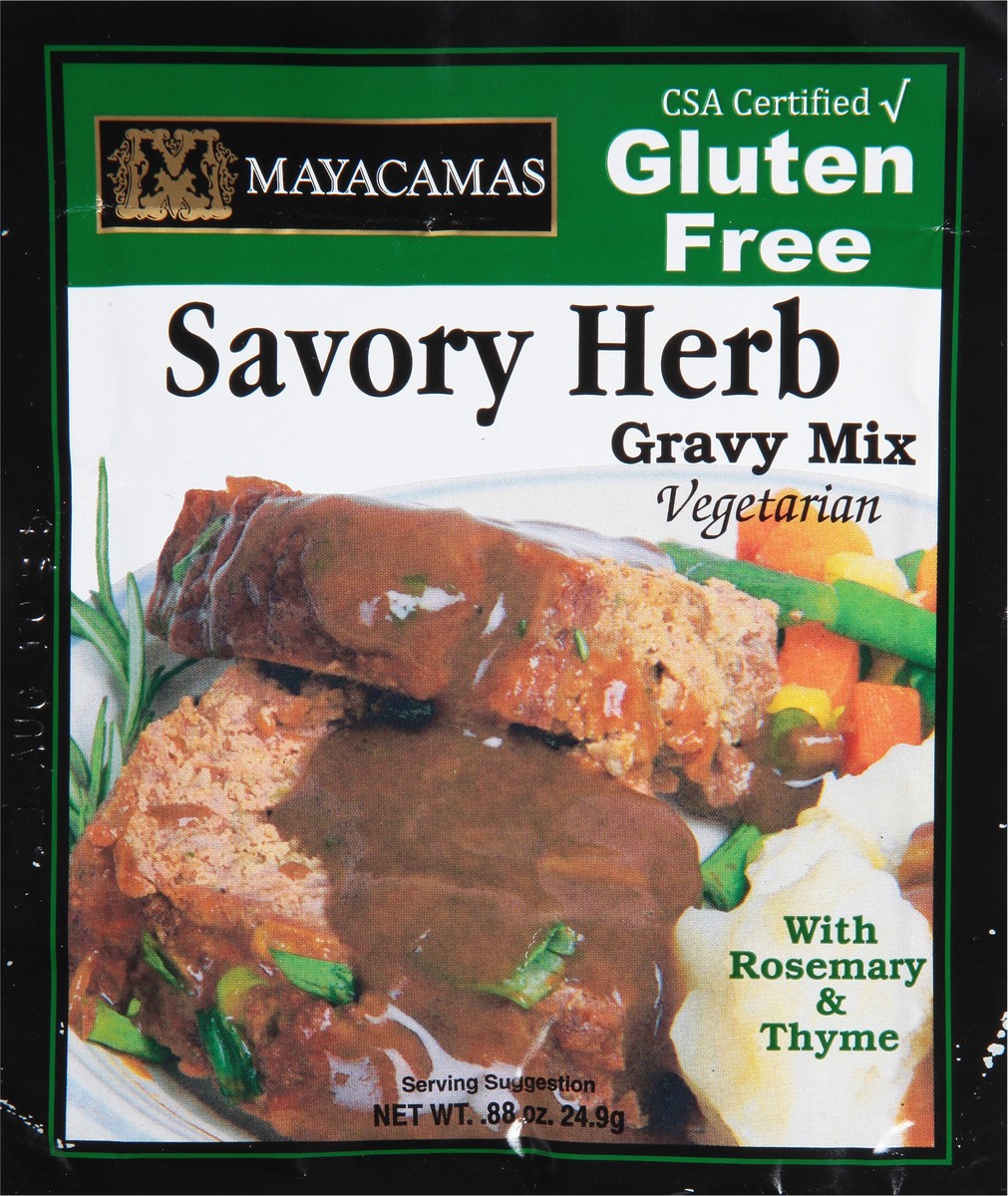 slide 10 of 11, Mayacamas Gluten Free Vegetarian Savory Herb Gravy Mix 0.88 oz, 0.88 oz