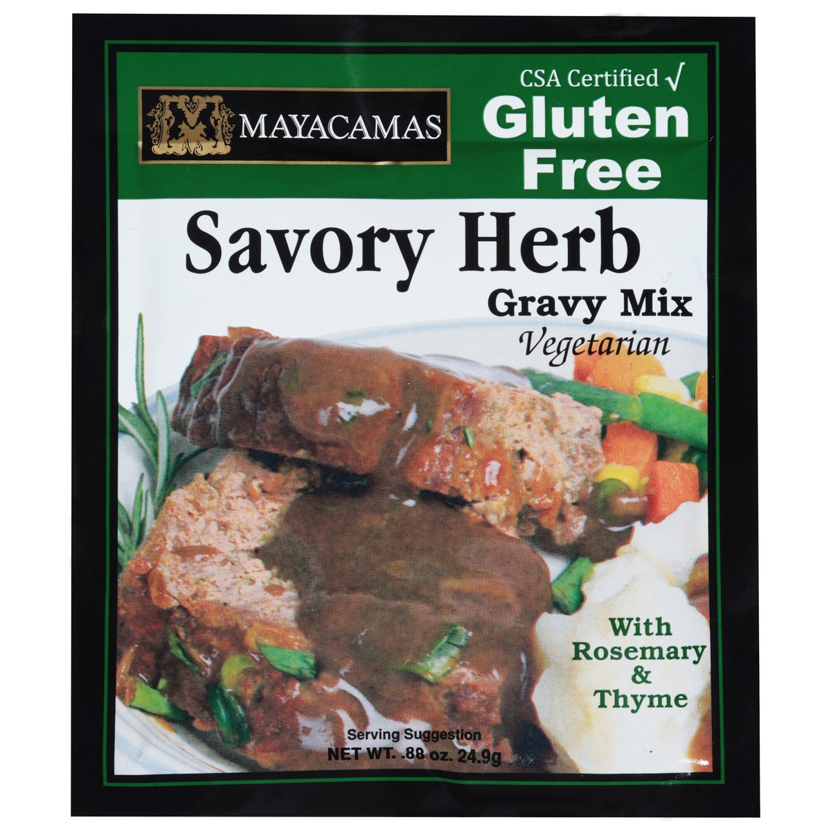 slide 1 of 11, Mayacamas Gluten Free Vegetarian Savory Herb Gravy Mix 0.88 oz, 0.88 oz