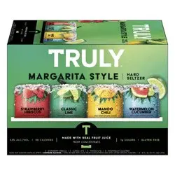 TRULY Hard Seltzer Margarita Style Variety Mix Pack (12 fl. oz. Can, 12pk.)