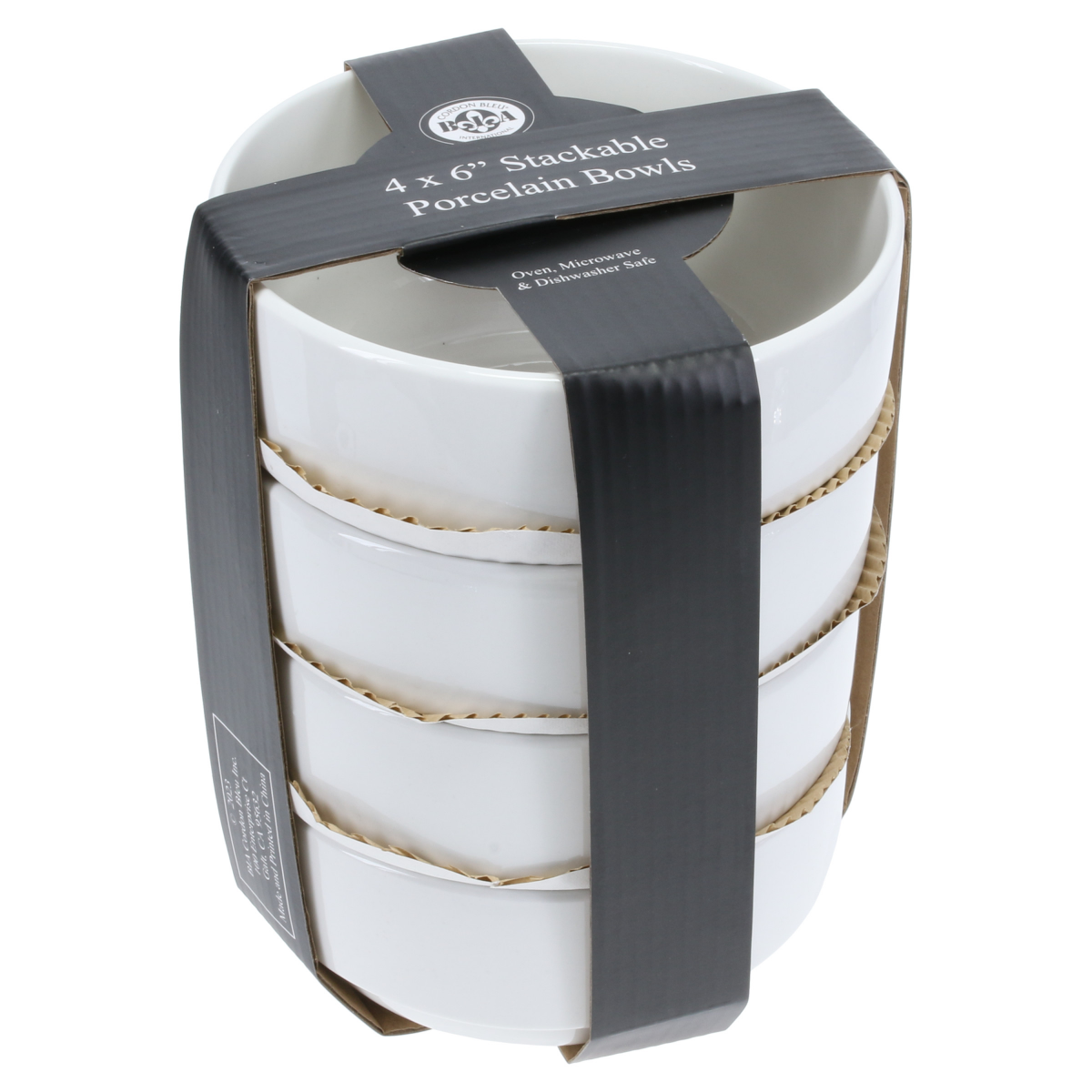 slide 1 of 1, BIA Cordon Bleu Stacking Bowls, 4 ct; 28 oz