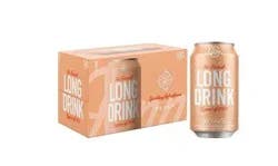 The Finnish Long Drink Gluten Free Peach Gin - 6 x 12 fl oz Cans