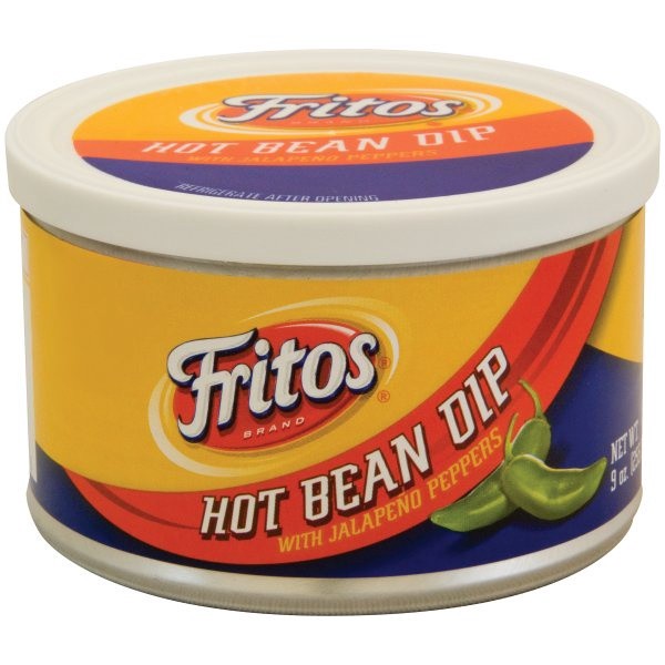 slide 1 of 1, Fritos Hot Bean Dip With Jalapeno Peppers, 3.125 oz