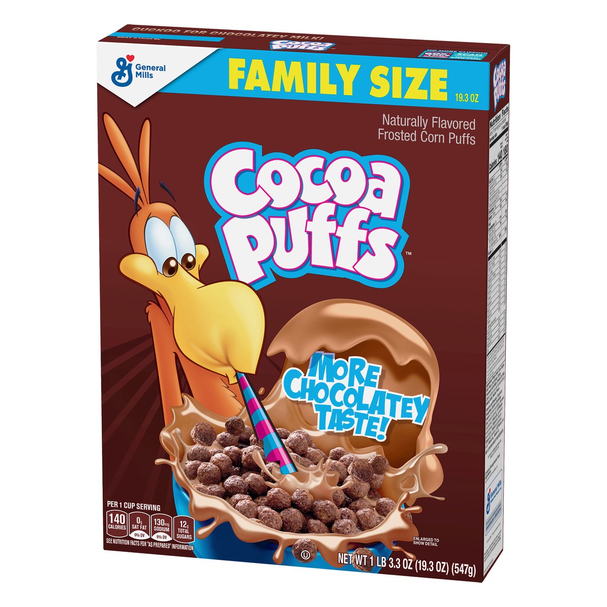 slide 3 of 9, Cocoa Puffs Family Size Cereal 19.3 oz, 19.3 oz