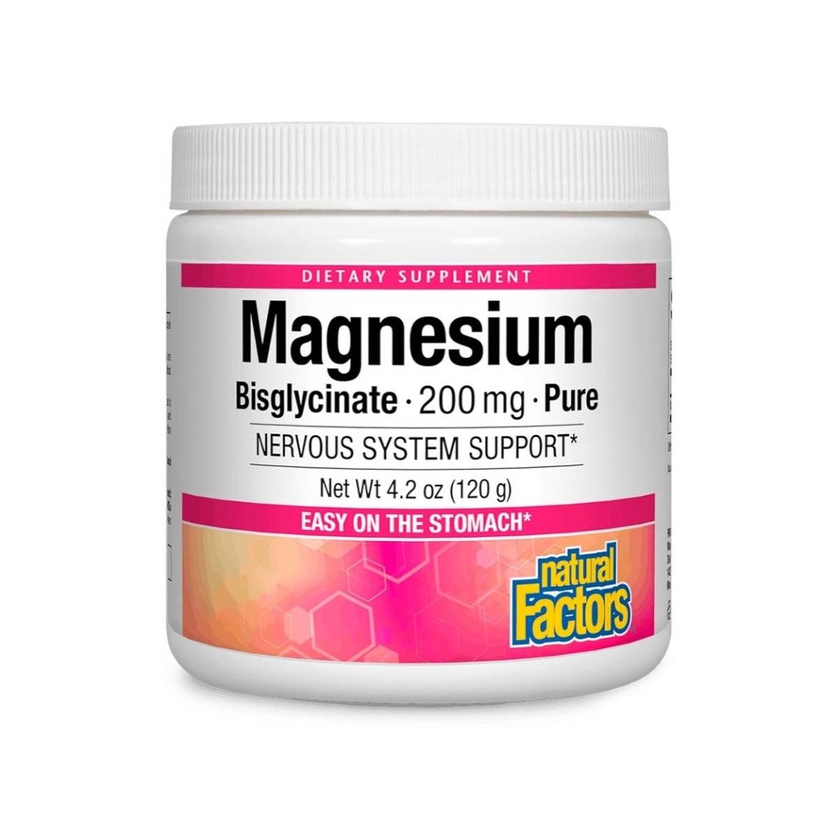 Natural Factors Magnesium Bisglycinate Powder 4.2 oz Shipt